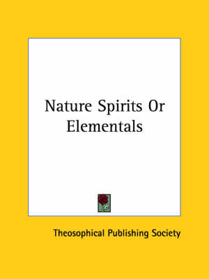 Nature Spirits Or Elementals