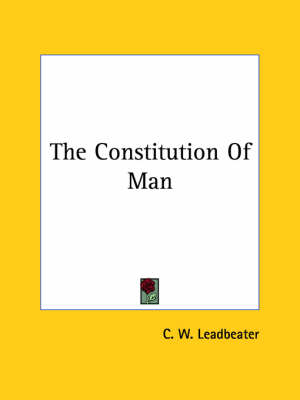 The Constitution Of Man