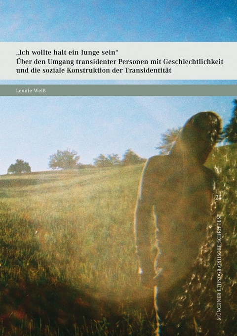 'Ich wollte halt ein Junge sein' -  Leonie Wei&szlig;