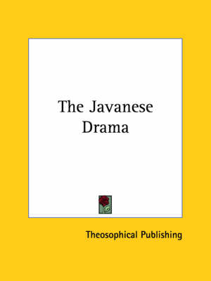 The Javanese Drama