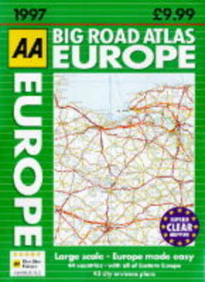 Big Road Atlas Europe -  Automobile Association