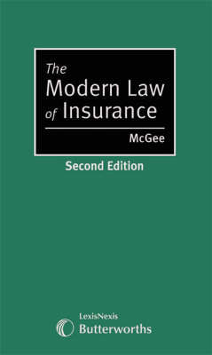 The Modern Law of Insurance - Prof. Andrew McGee