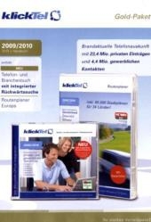 klickTel Gold-Paket 2009/2010, 1 DVD-ROM