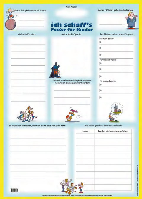 Ich schaffs-Arbeitsposter - Ben Furman, Thomas Hegemann