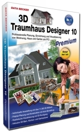 3D Traumhaus Designer 10 Premium Suite, 1 DVD-ROM
