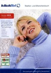 klickTel Telefon- und Branchenbuch Herbst 2010, 1 CD-ROM