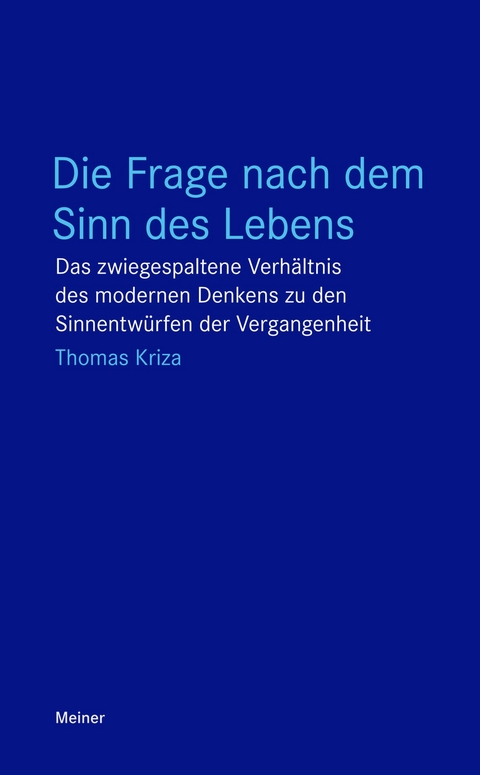 Die Frage nach dem Sinn des Lebens - Thomas Kriza