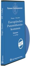 Europ&auml;isches Patent&uuml;bereinkommen - Margarete Singer, Dieter Stauder