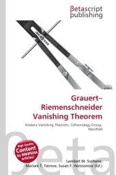 Grauert-Riemenschneider Vanishing Theorem