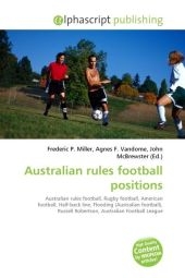 Australian rules football positions - 