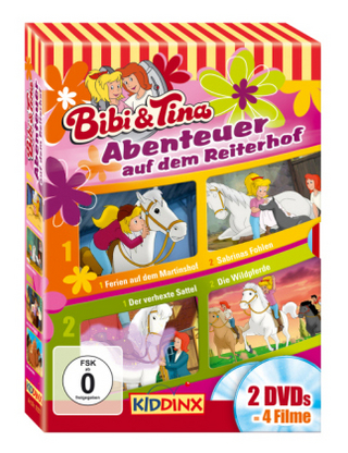 Bibi & Tina - Abenteuer auf dem Reiterhof, 2 DVDs