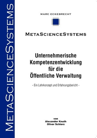 Unternehmerische Kompetenzentwicklung für die öffentliche Verwaltung