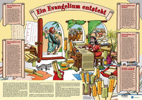 Wie ein Evangelium entsteht - Plakat - Karin Jeromin