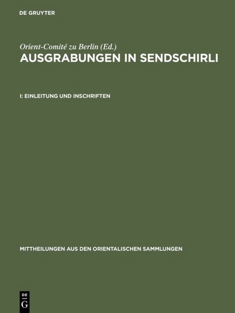 Einleitung und Inschriften