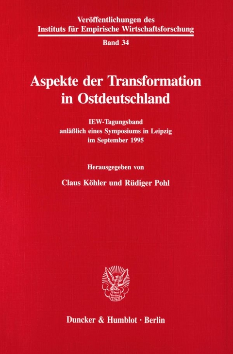 Aspekte der Transformation in Ostdeutschland. - 