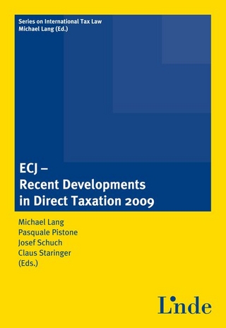 ECJ - Recent Developments in Direct Taxation 2009