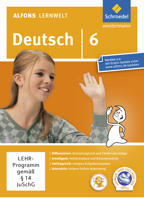 Alfons Lernwelt Lernsoftware Deutsch - aktuelle Ausgabe - Ute Flierl, Wolfgang Francich, Rainer Wagenh&auml;user
