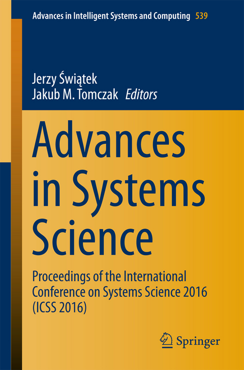 Advances in Systems Science - 
