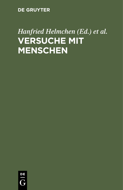 Versuche mit Menschen - 