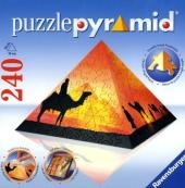 puzzlepyramid, Sonnenuntergang in der Wüste