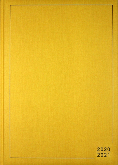 A4 Planer gelb 2021/2022