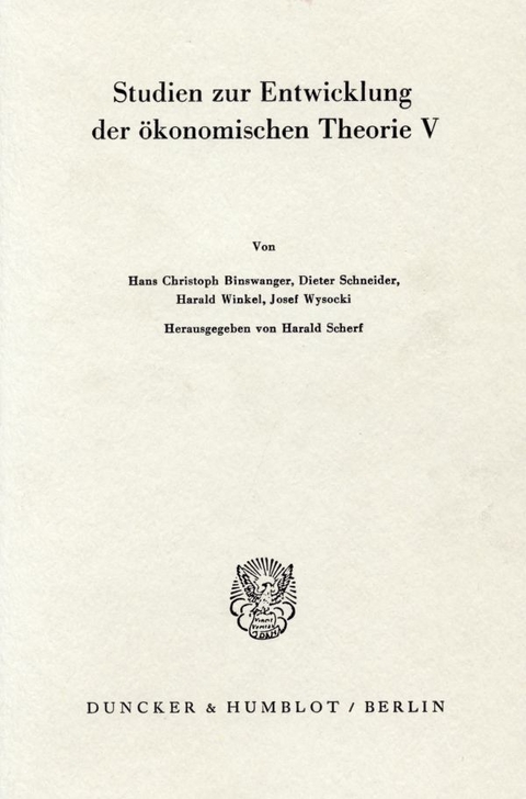 Deutsche National&ouml;konomie zu Beginn des 19. Jahrhunderts. - 