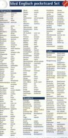 Med Englisch pocketcard Set