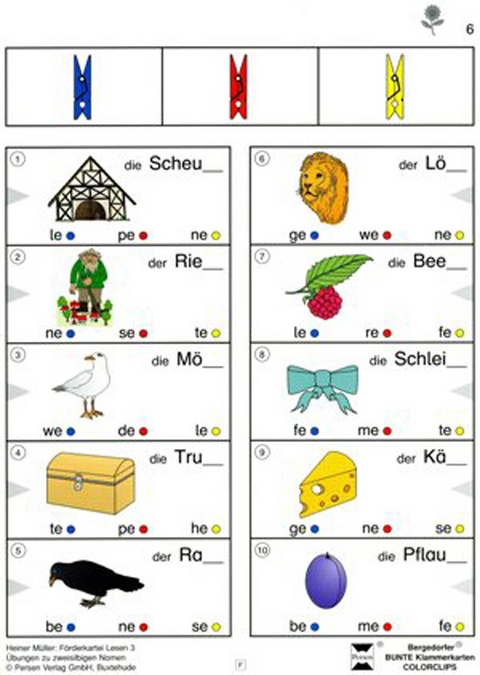 F&ouml;rderkartei Lesen 3 - Heiner M&uuml;ller