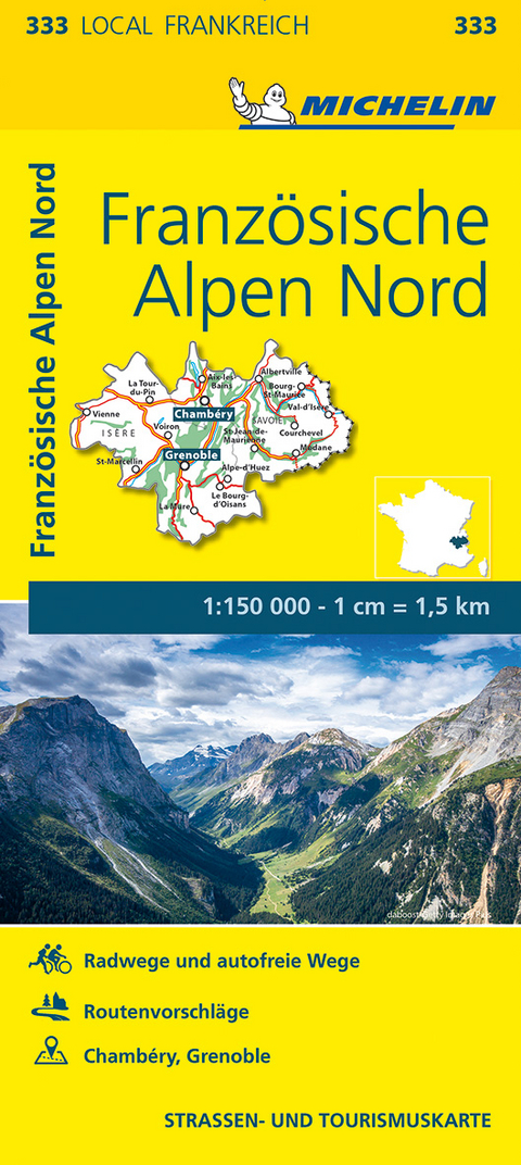 Michelin Französische Alpen Nord - 