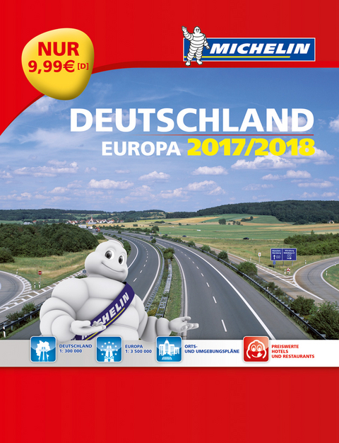Michelin Stra&szlig;enatlas Deutschland & Europa 2017/2018