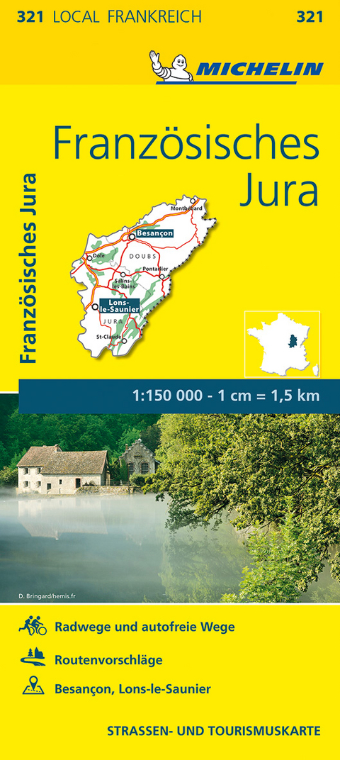 Michelin Karte Franz&ouml;sisches Jura