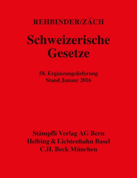 Schweizerische Gesetze - 