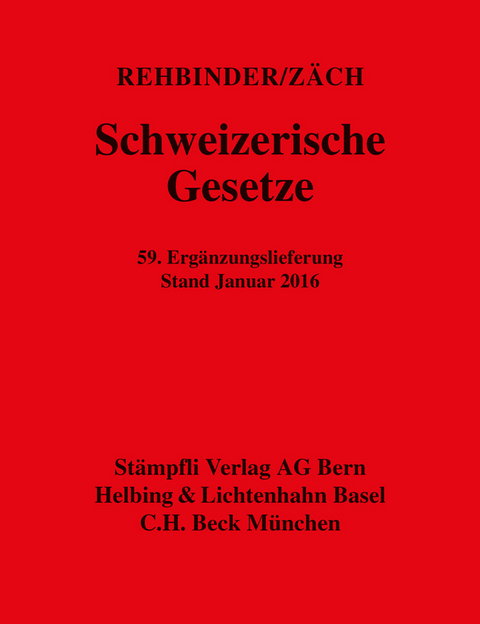 Schweizerische Gesetze - 