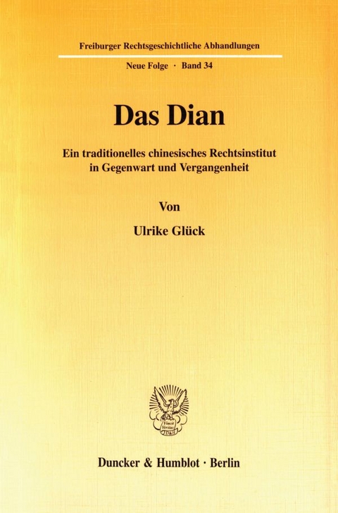 Das Dian. - Ulrike Gl&uuml;ck