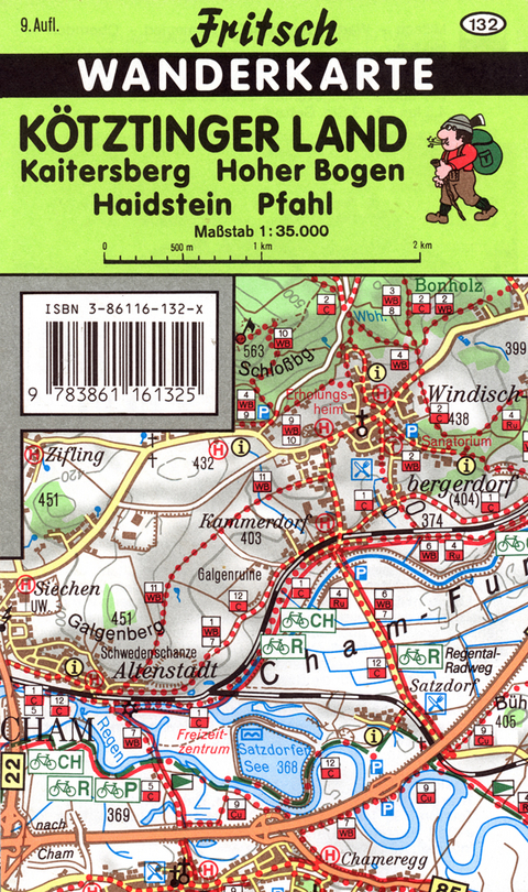 K&ouml;tztinger Land - Fritsch Landkartenverlag