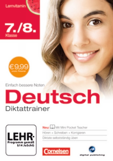 Lernvitamine - Bisherige Ausgabe - Lernvitamin Deutsch / 7./8. Schuljahr - Diktattrainer
