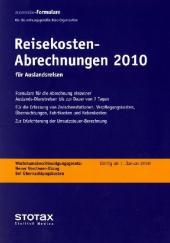 Reisekosten-Abrechnungen 2010 Ausland