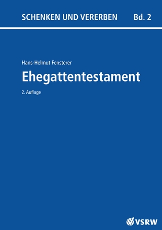 Ehegattentestament 2. Auflage