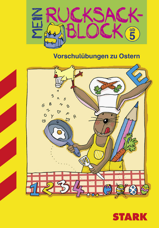 Rucksackblock Vorschule - Vorschulübungen (Motiv Ostern)