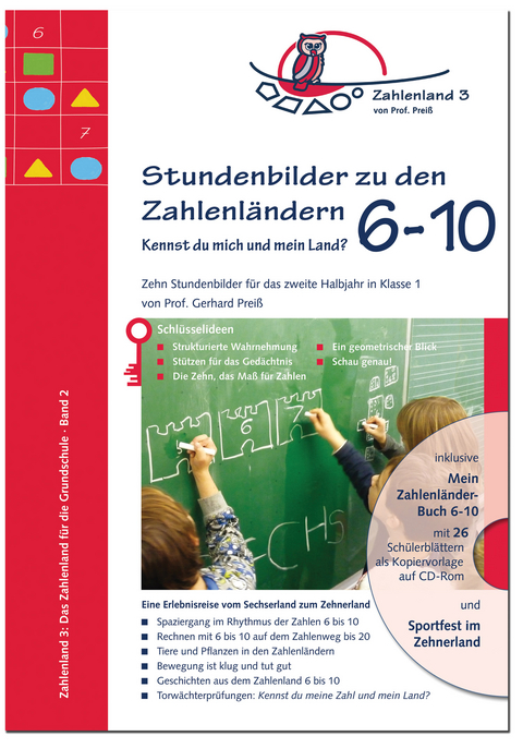 Stundenbilder zu den Zahlenl&auml;ndern 6 bis 10, Kennst du mich und mein Land? - Gerhard Preiss