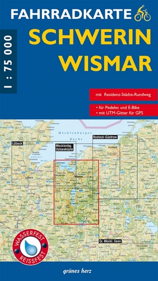 Fahrradkarte Schwerin, Wismar