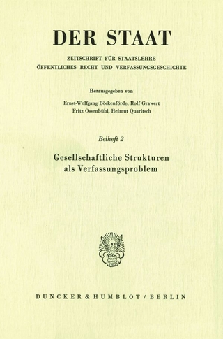 Gesellschaftliche Strukturen als Verfassungsproblem.