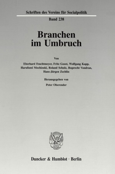 Branchen im Umbruch. - 