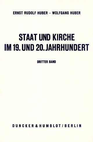 Staat und Kirche im 19. und 20. Jahrhundert.