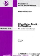 Assessor Karteikarten Öffentliches Recht im Überblick