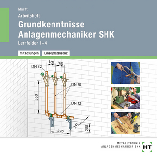 Arbeitsheft mit eingetragenen Lösungen auf CD Grundkenntnisse Anlagenmechaniker SHK