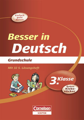 Besser in der Grundschule - Deutsch / 3. Schuljahr - Übungsbuch mit separatem Lösungsheft (32 S.)