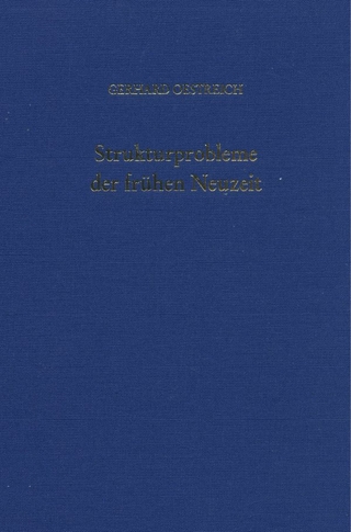 Strukturprobleme der frühen Neuzeit.