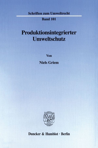 Produktionsintegrierter Umweltschutz.