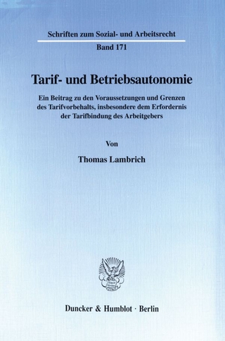 Tarif- und Betriebsautonomie.
